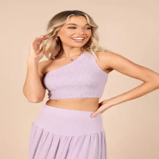 Petal and Pup Womens August Shirred Cropped Top image {7}