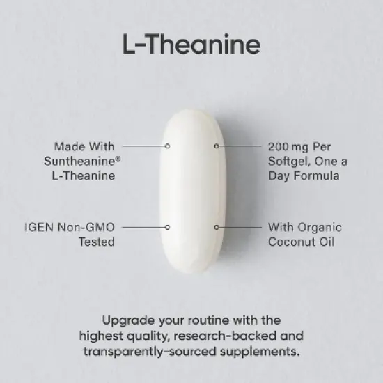 Sports Research L-theanine, 200 mg, 60 Softgels, Sports Nutrition Supplements image {2}