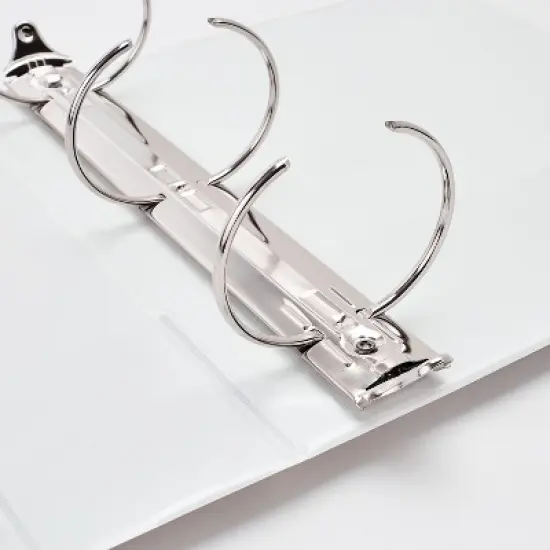 Avery Economy View 3 Ring Binders, 1.5" Round Rings, 4 White Binders (19201) image {5}