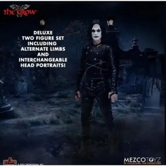Mezco Toyz The Crow 5 Points Deluxe Action Figure Set image {1}