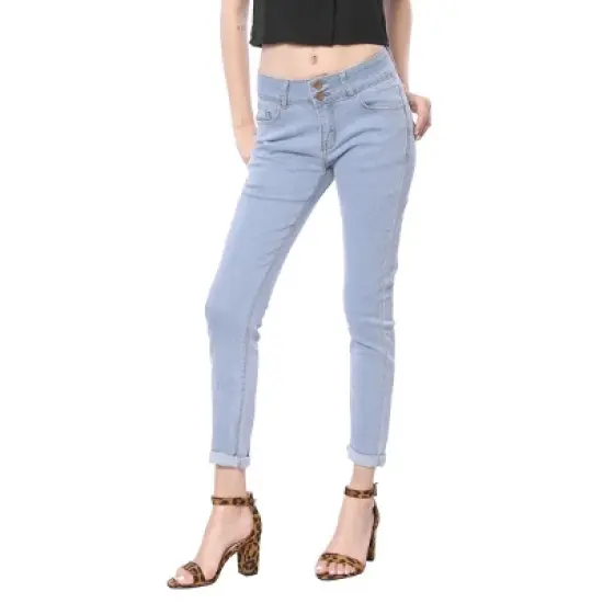 Allegra K Women's Floral Ankle Strap Block Heel Sandals image {1}