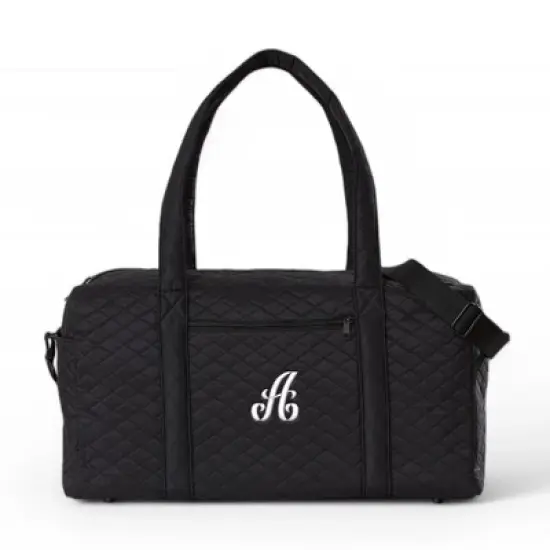 Personalization Mall Embroidered Quilted Duffel Bag image {3}