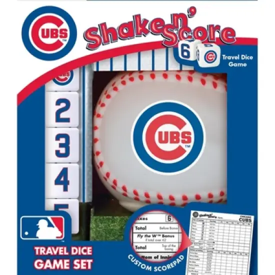 MasterPieces Officially Licsenced MLB Chicago Cubs Shake N' Score Dice Game for Age 6 and Up image {1}