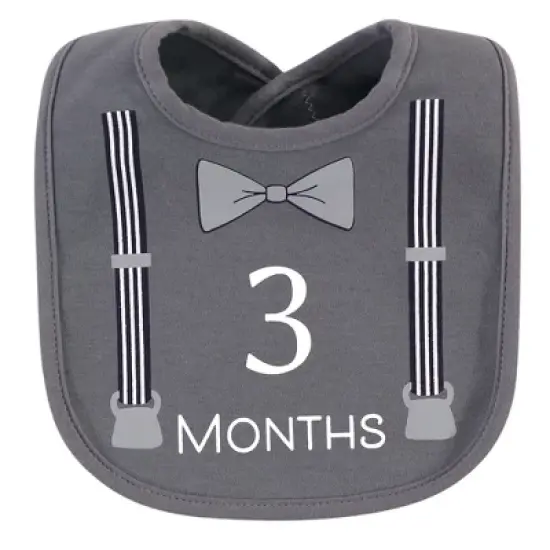 Hudson Baby Infant Boy Cotton Bibs 12pk, Brand New, One Size image {3}