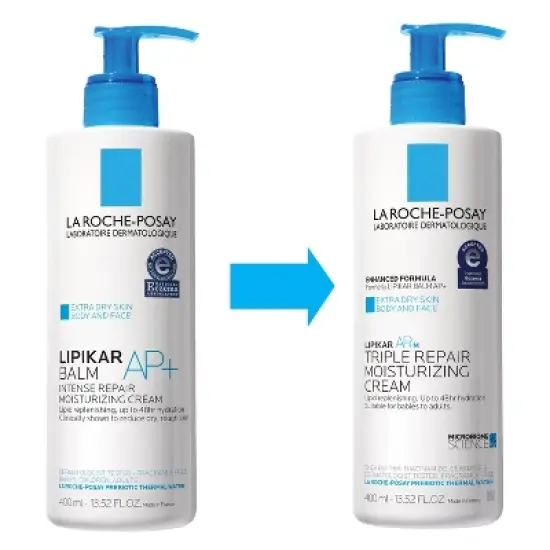 La Roche Posay Lipikar AP+M Triple Repair Body Moisturizing Cream, Body and Face Moisturizer for Dry Skin with Shea Butter and Glycerin - 13.5 oz image {3}