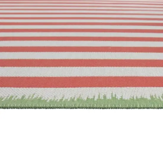 Preppy Stripes Outdoor Rug Coral - Project 62&trade; image {2}