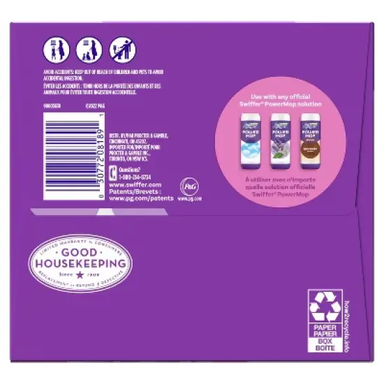 Swiffer Power Mop Multi-Surface Mopping Pad Refills for Floor Cleaning image {9}