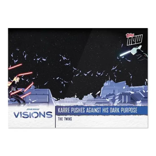 TOPPS NOW 2021 Star Wars Visions 5-Card Pack | The Twins image {3}