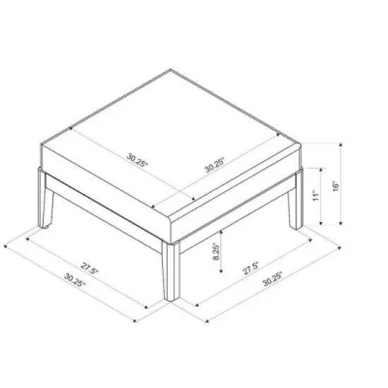 Summerlyn Ottoman - Linon image {11}