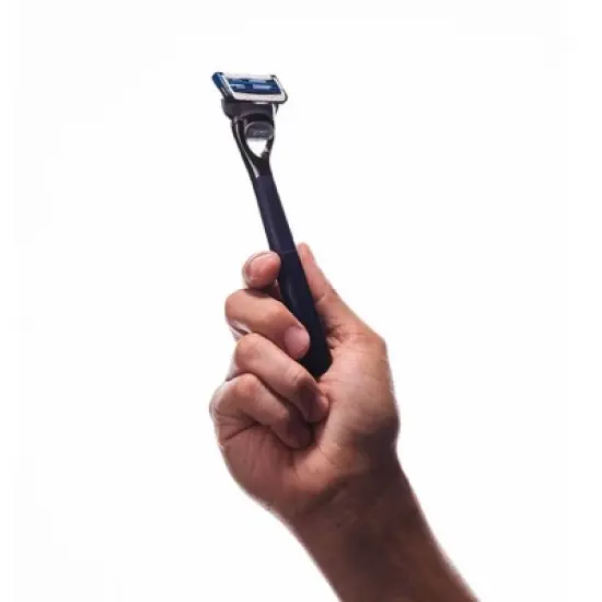 King C. Gillette Men's Neck Razor + 2 Razor Blade Refills image {2}