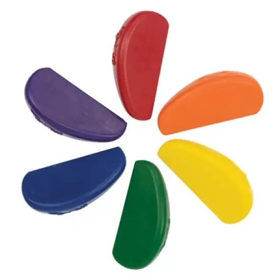 Tiger: Eco Crayons, 6 Rainbow Color, Ergonomic Crayons for Kids, Ages 2+ image {2}