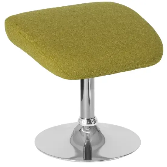 Flash Furniture Egg Series Ottoman Footrest with Chrome Base image {9}