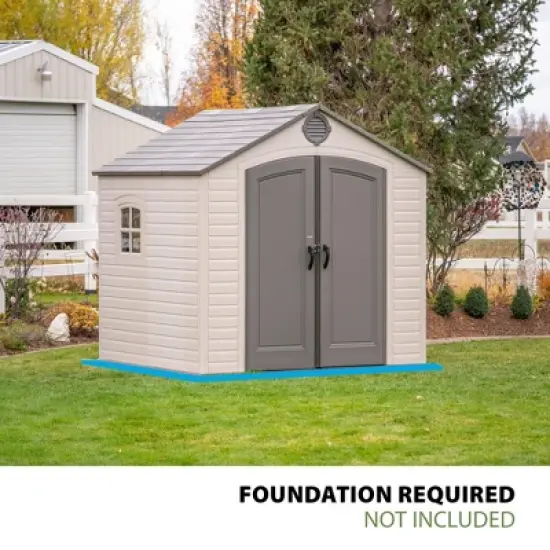 Lifetime 8 ft. x 7.5 ft. Outdoor Storage Shed (6411) image {4}