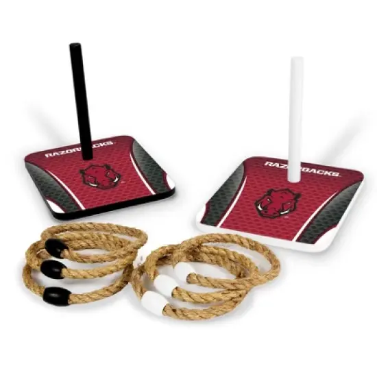 NCAA Arkansas Razorbacks Solid Wood Quoits Toss Game image {4}