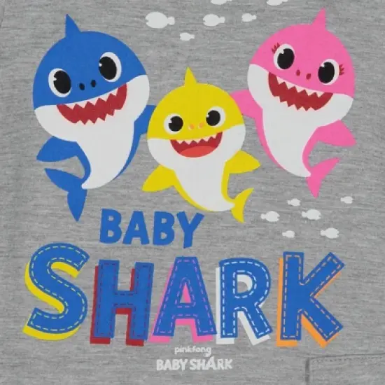 Pinkfong Baby Shark Girls Graphic T-Shirt & Shorts image {5}