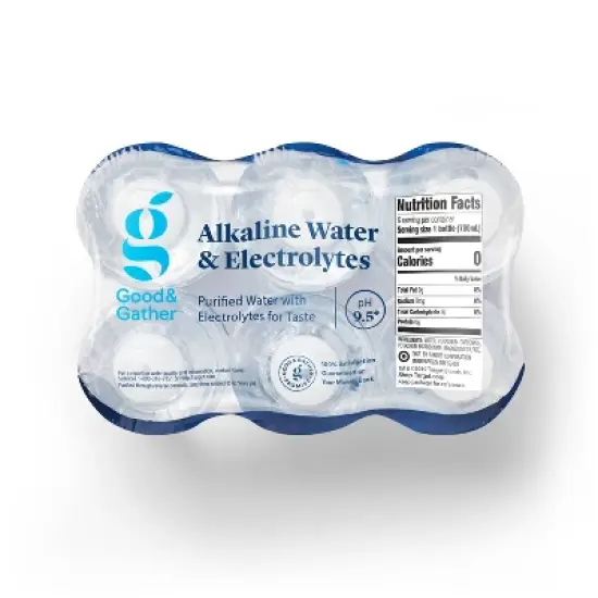 Alkaline Water - 6pk/23.7 fl oz Bottles - Good & Gather&trade; image {2}