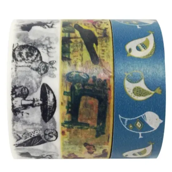 Wrapables Washi Tape (Set of 3) image {19}