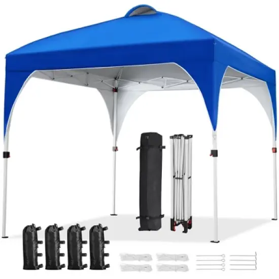 Yaheetech 8x8 FT Pop Up Canopy Tent with Roller Bag image {8}