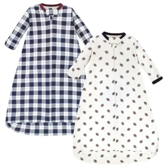 Hudson Baby Infant Boy Cotton Long-Sleeve Wearable Sleeping Bag, Sack, Blanket, Football image {7}
