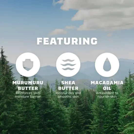 DR. SQUATCH Men's Natural Shave Butter - Pine Tar - 6 fl oz image {3}