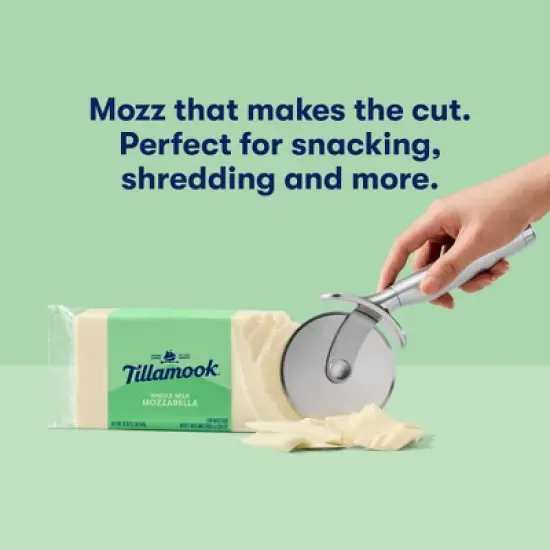 Tillamook Whole Milk Mozzarella Cheese Block - 16oz image {4}