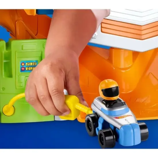 Fisher-Price Little People Hot Wheels Racetrack image {3}