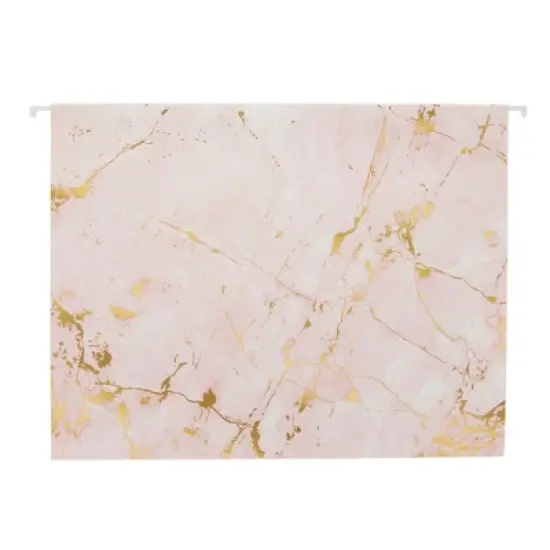 Paper Junkie 12 Pack Decorative Hanging File Folders with 1/5 Tab, Gold Foil Marble Design, Pink and White, 11.75 x 9 In image {6}