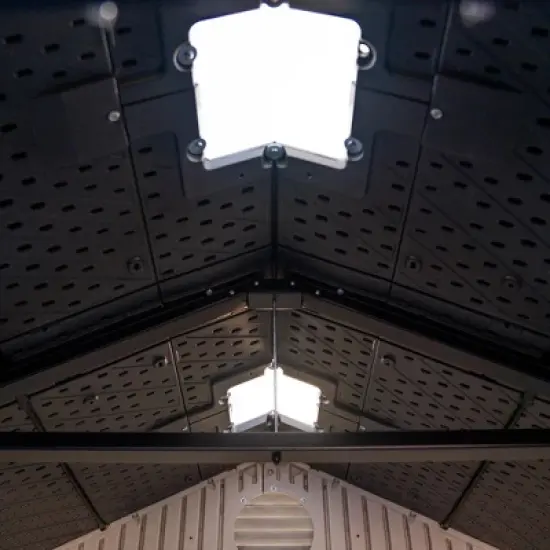 Lifetime 8' x 5' Tan Outdoor Storage Shed (60392) image {7}