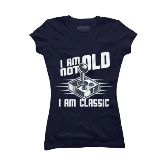 Junior's Design By Humans I Am not Old I am Classic By nerdycorner T-Shirt image {3}