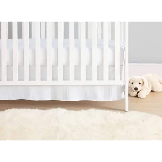 aden + anais Essentials Crib Skirt - White image {1}