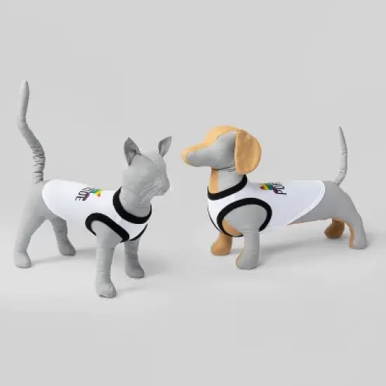 Purride Pride Dog and Cat Tank Shirt - White - Boots & Barkley&trade; image {6}