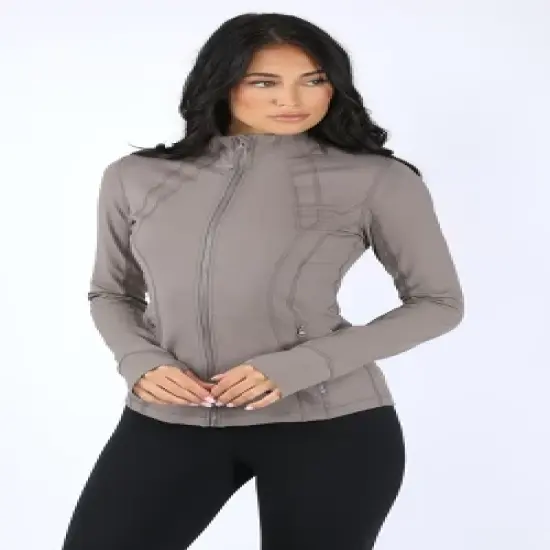 90 Degree By Reflex Womens Lightweight, Full Zip Running Track Jacket image {8}