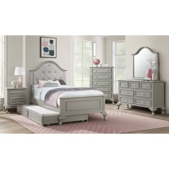 Full 4pc Jenna Panel Bedroom Set Gray - Picket House Furnishings image {1}