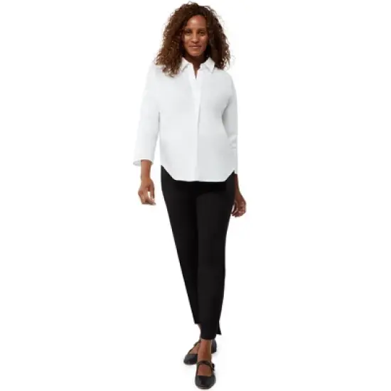 Curie Side Panel Slim Ankle Maternity Pant | A Pea in the Pod image {9}