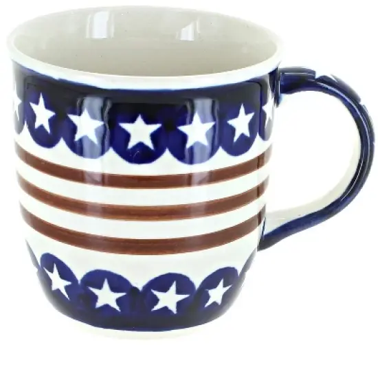 Blue Rose Polish Pottery Zaklady Mug image {15}