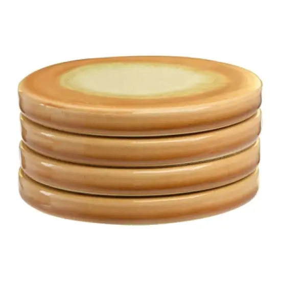 Storied Home Stoneware Reactive Glaze Coasters, Set of 4 image {5}