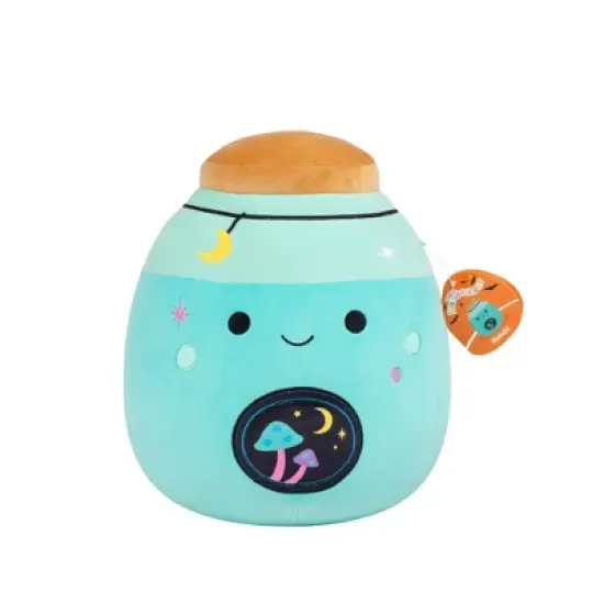 Squishmallows 12" Neon Teal Potion with Black Mushroom Label Medium Plush: Polyester Stuffed Animal Character image {11}
