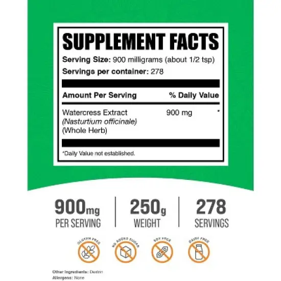 BulkSupplements Watercress Extract Powder image {1}