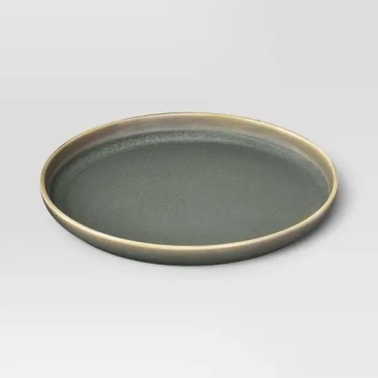 Stoneware Tilley Dinner Plate Olive Green - Threshold&trade; image {2}