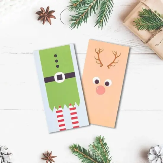 Best Paper Greetings 36 Pack Christmas Money Cards with Envelopes, 6 Assorted Holiday Designs, 3.6 x 7.25 Inches image {2}