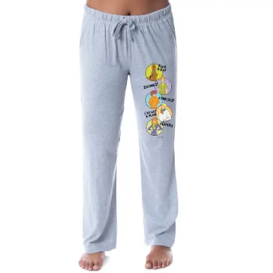 Scooby-Doo Womens' Scooby Shaggy Velma Fred Daphne Sleep Pajama Pants Grey image {4}