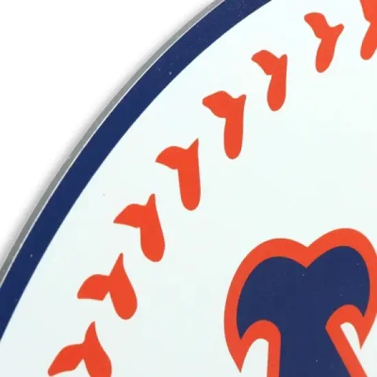 MLB New York Mets Baseball Metal Yard Stake image {3}