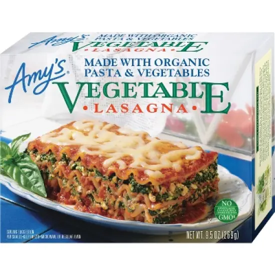 Amy's Frozen Organic Vegetable Lasagna - 9.5oz image {10}