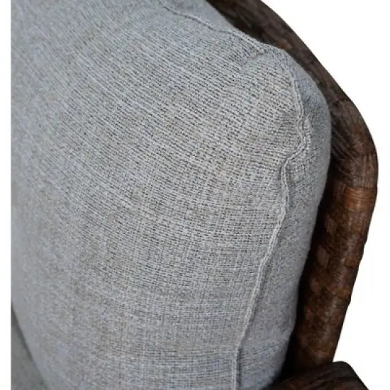 Courtyard Casual Costa Mesa Sofa - Brown  Aluminum frame with solution dyed Poly fabric image {2}