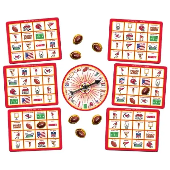 MasterPieces Officially Licensed NFL - Kansas City Chiefs Bingo Game image {2}