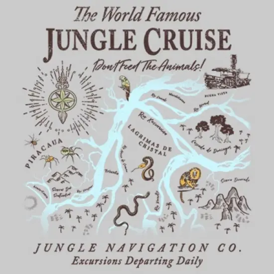 Men's Jungle Cruise Excursion Map Sweatshirt image {1}