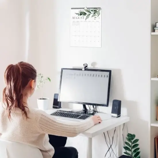 Aesthetic 2025-2026 Wall Calendar - Runs from January 2025 Until July 2026 - The Perfect Modern Greenery Calendar Planner for Easy Organizing image {4}