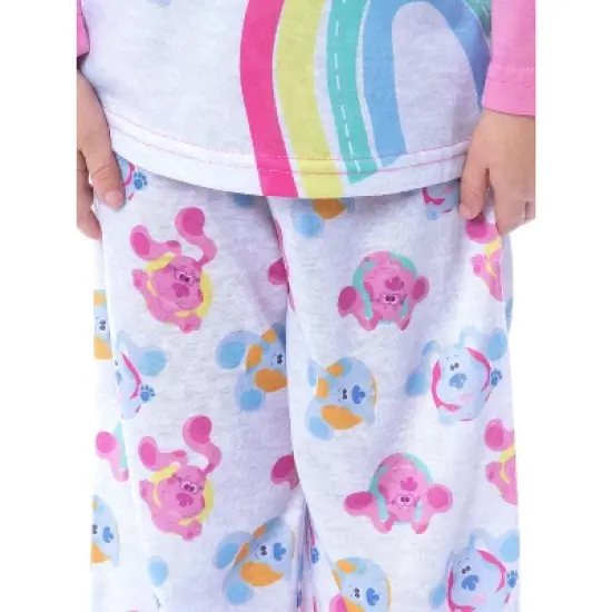 Nickelodeon Toddler Girls' Blue's Clues Let's Play Sleep Pajama Set Pink image {2}