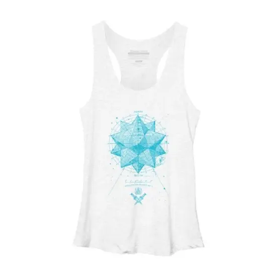 Women's Design By Humans Map to Nowhere By Collisiontheory Racerback Tank Top image {7}