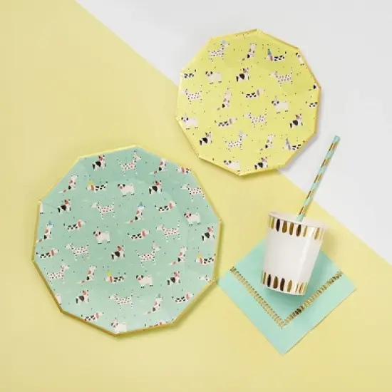Hot Diggity Dog Large Plates (10 per pack) image {3}